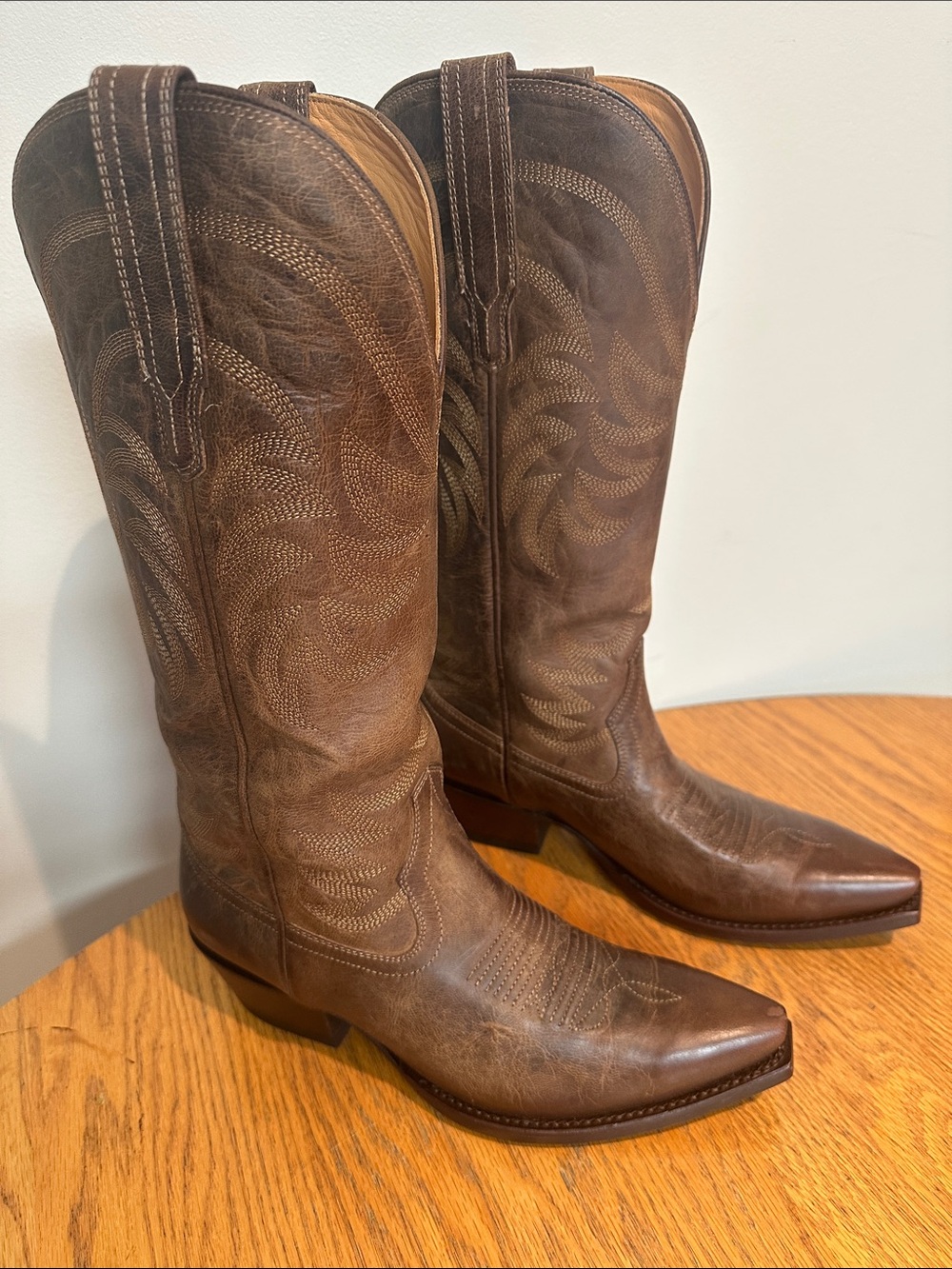 Tecovas—The Annie Cafe—Women’s Western Cowboy Boots with Decorative Stitching